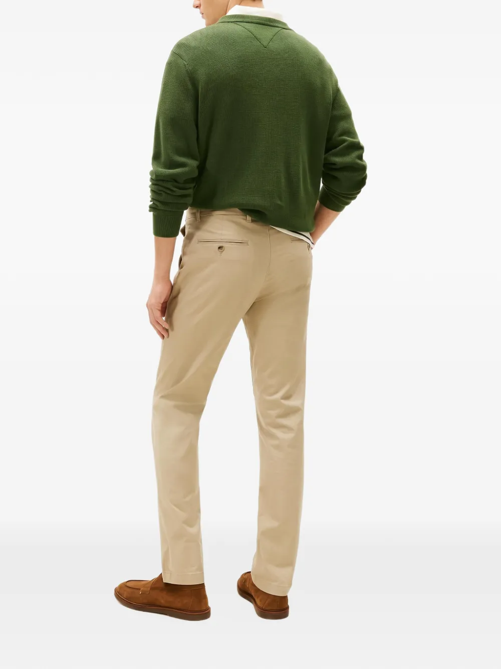 Tommy Hilfiger Bleecker broek met print Beige