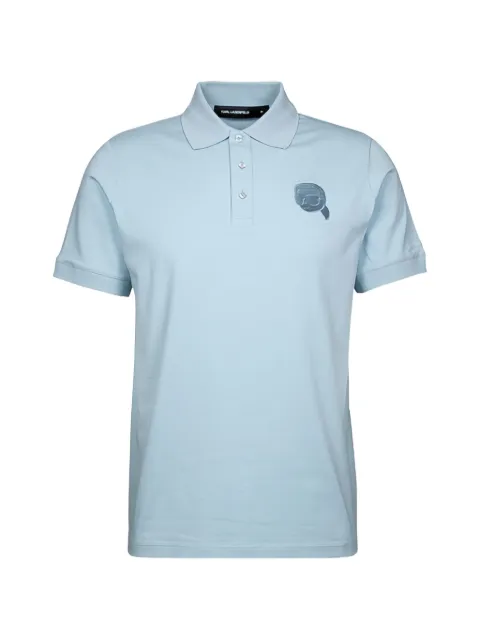 Karl Lagerfeld logo-print polo shirt