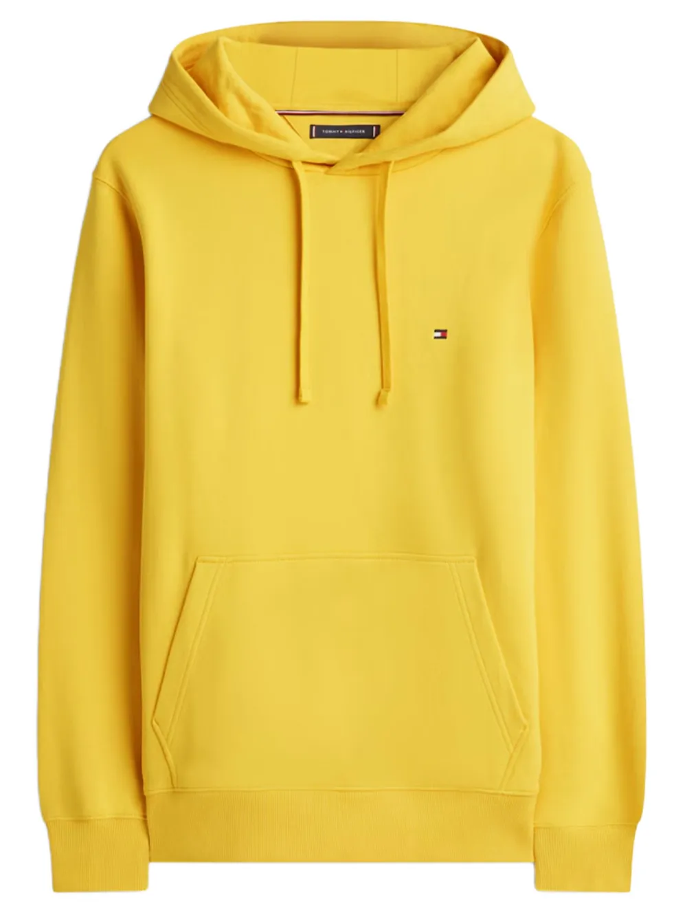 Tommy Hilfiger Katoenen hoodie met geborduurd logo Geel