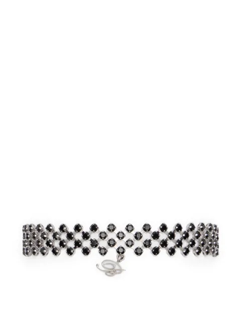 Blumarine gargantilla de cadena con strass
