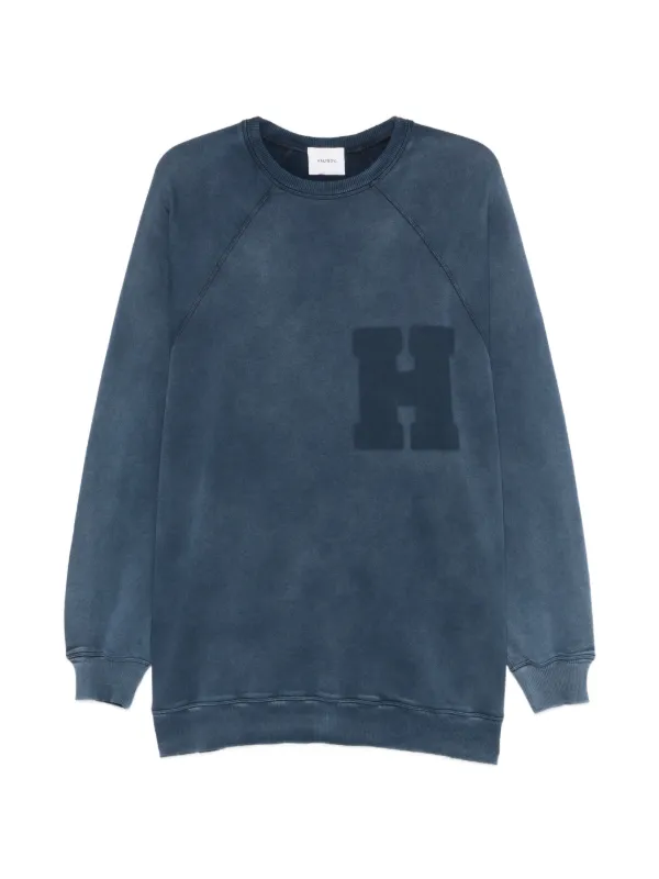 Halfboy Faded-effect Sweatshirt in Blue