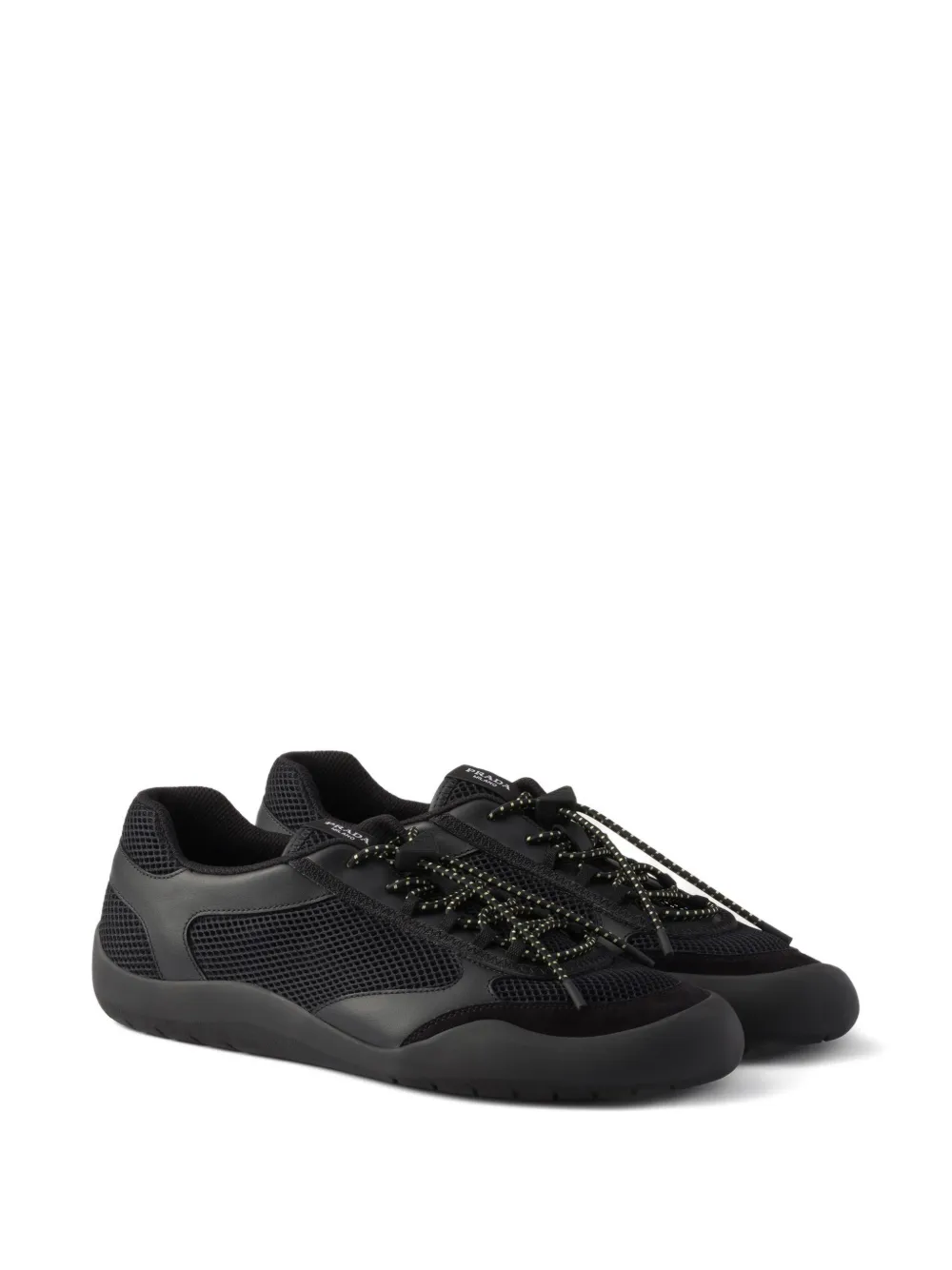 Prada Speedrock logo sneakers Zwart