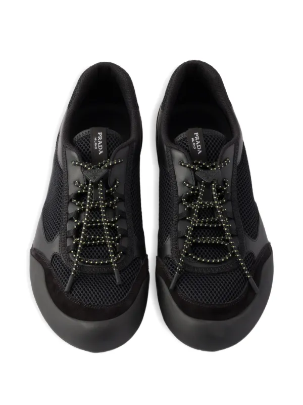 PRADA スポーツ Prada Speedrock Logo Sneakers | Black | FARFETCH