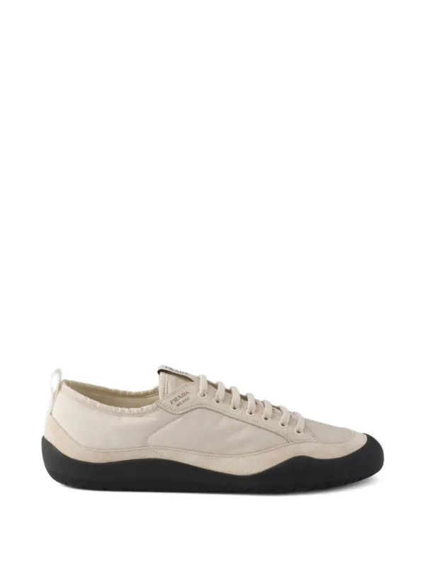 Prada Speedrock スエードスニーカー | ニュートラル | FARFETCH JP