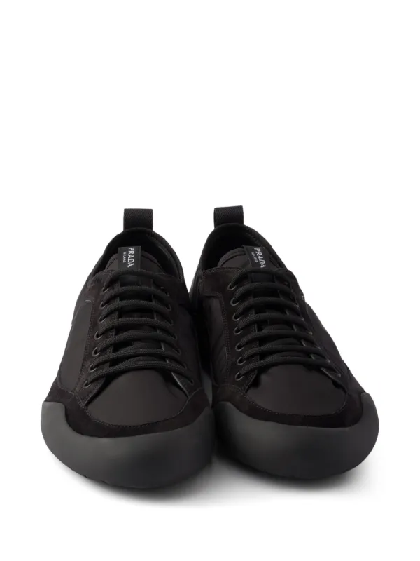 Prada Speedrock Laced Sneakers | Black | FARFETCH RO