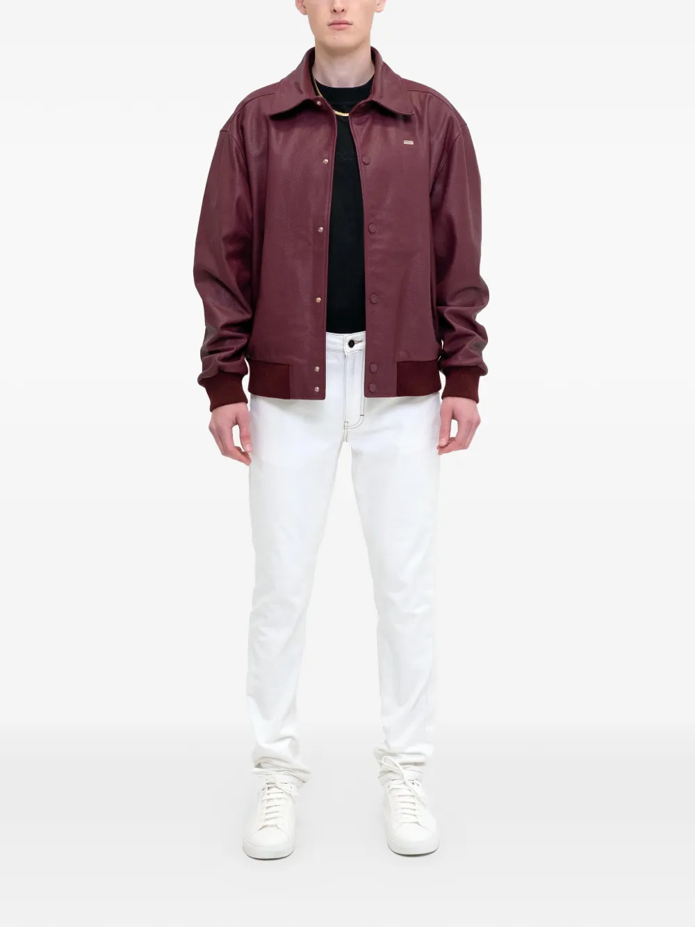 PLACE OF &Euml;LMS Jeans met vijf zakken - Wit