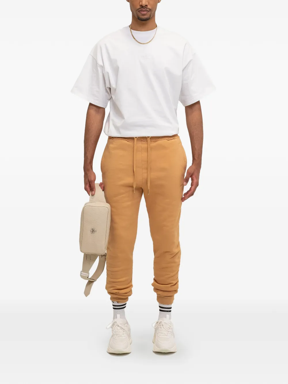 PLACE OF &Euml;LMS Trainingsbroek met trekkoord - Beige