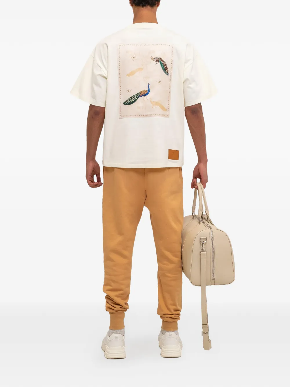 PLACE OF ËLMS T-shirt met korte mouwen Beige