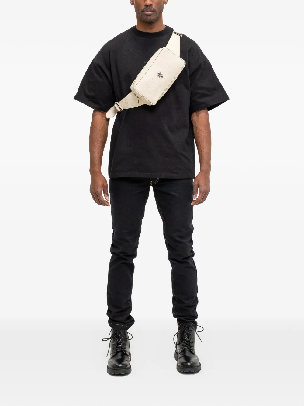 PLACE OF &Euml;LMS Heuptas met logoplakkaat - Beige