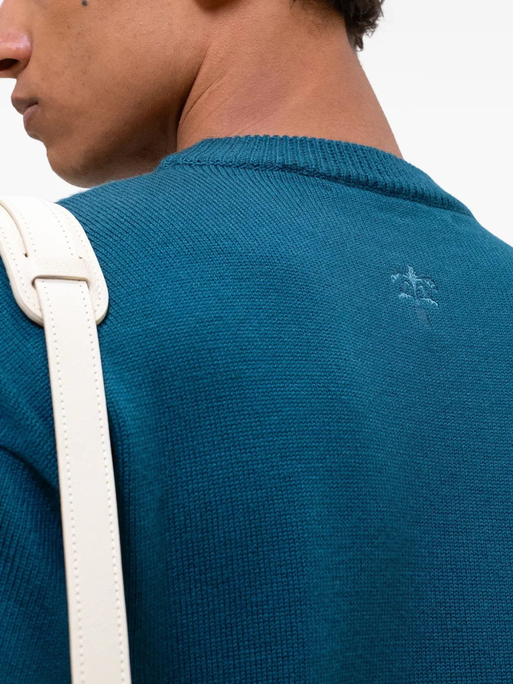 PLACE OF ËLMS Capri Mare T-shirt met ronde hals Blauw