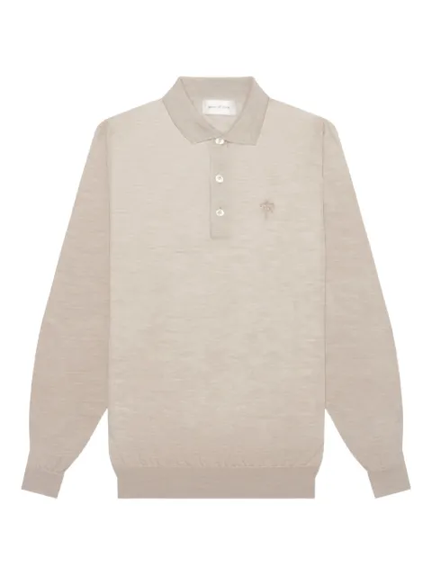 PLACE OF ËLMS polo con logo bordado