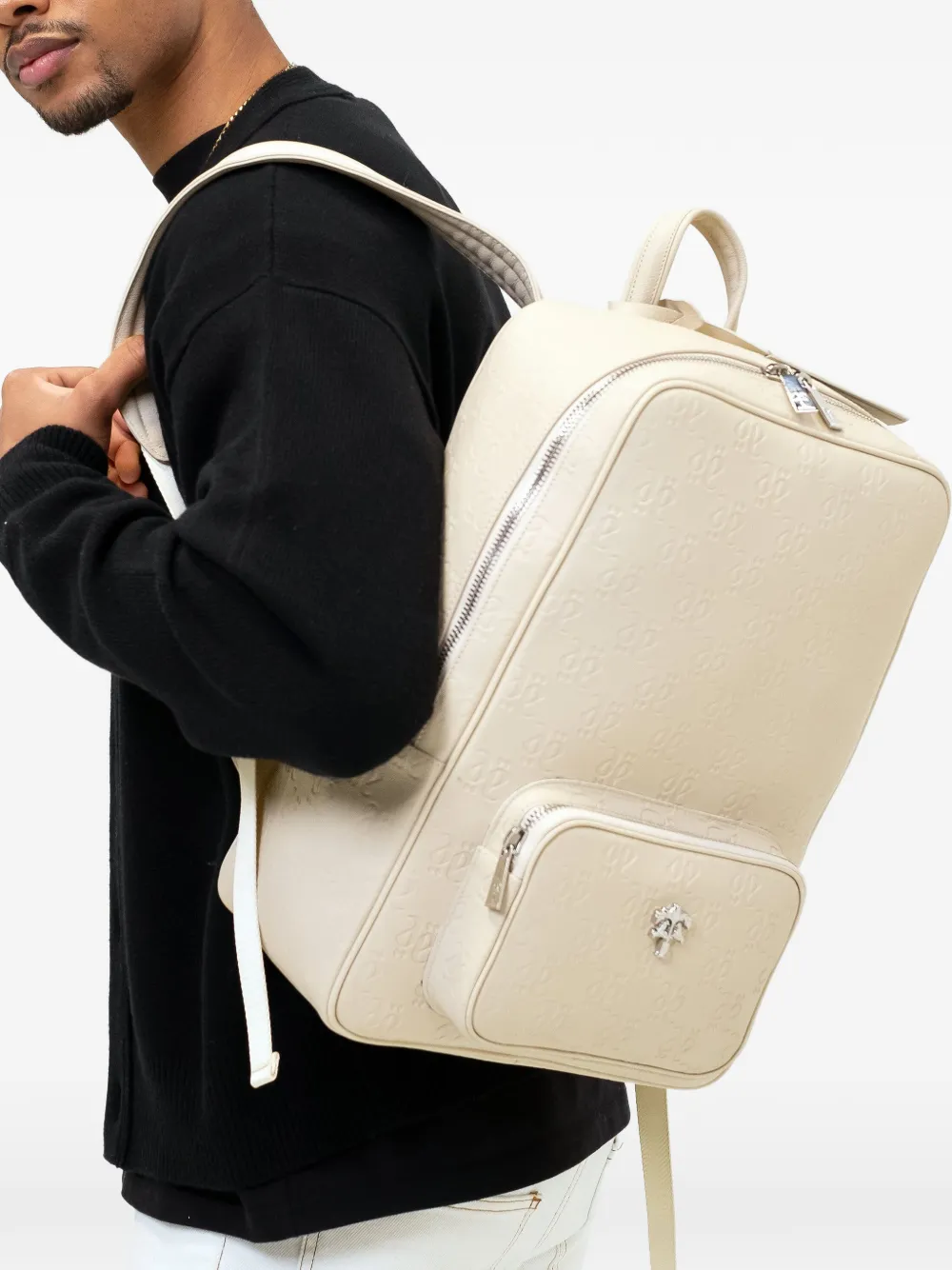 Place Of ëlms Logo-embossed Backpack - Neutrals 