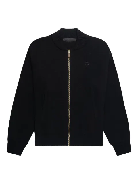 PLACE OF ËLMS logo-embroidered cardigan