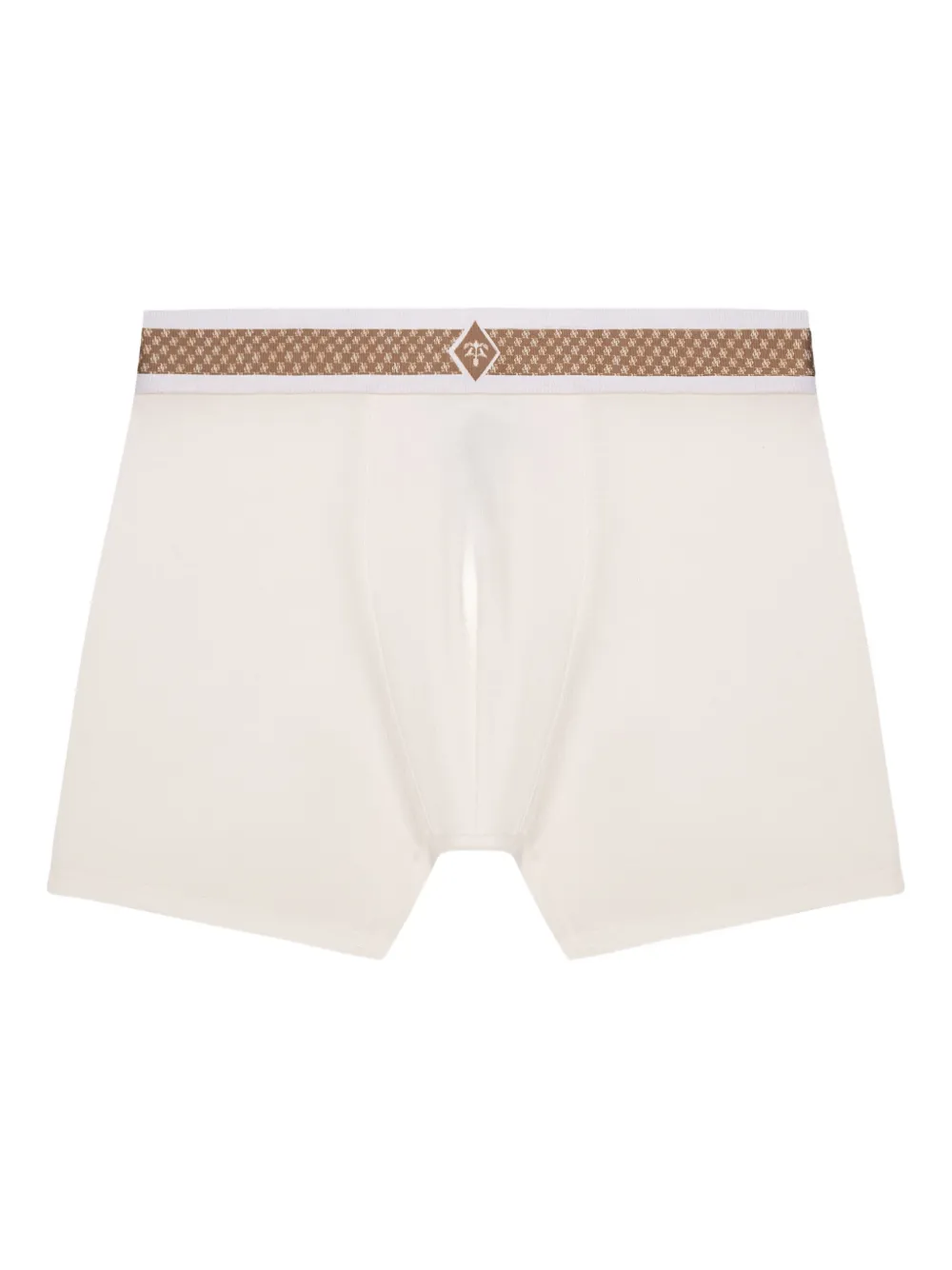 PLACE OF ËLMS Boxer con vita elasticizzata - Bianco
