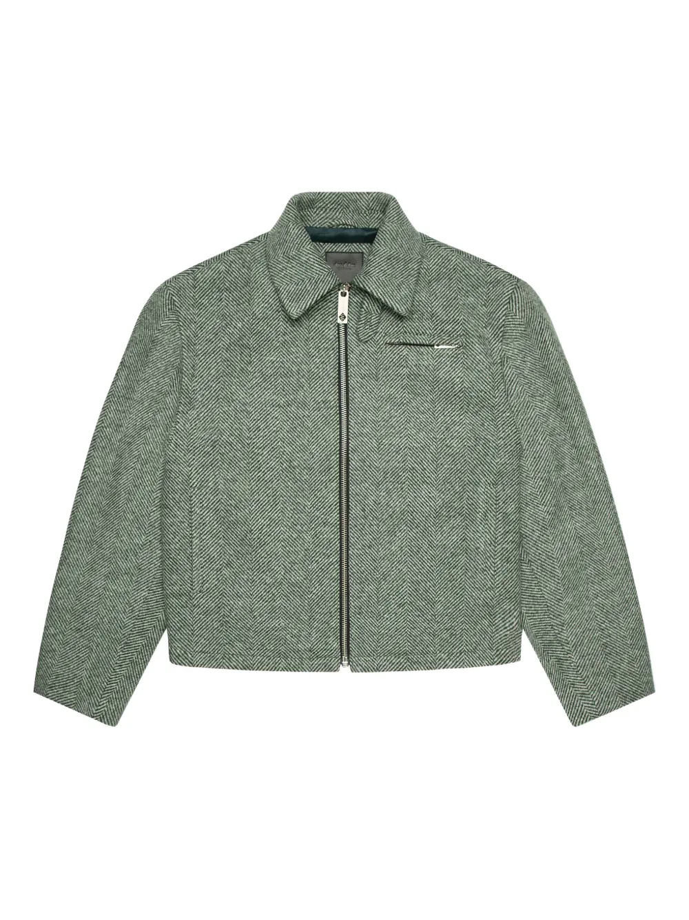 PLACE OF ËLMS zip-fastening jacket - Grey