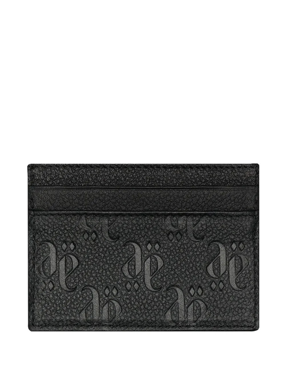 PLACE OF ËLMS Portacarte goffrato - Nero