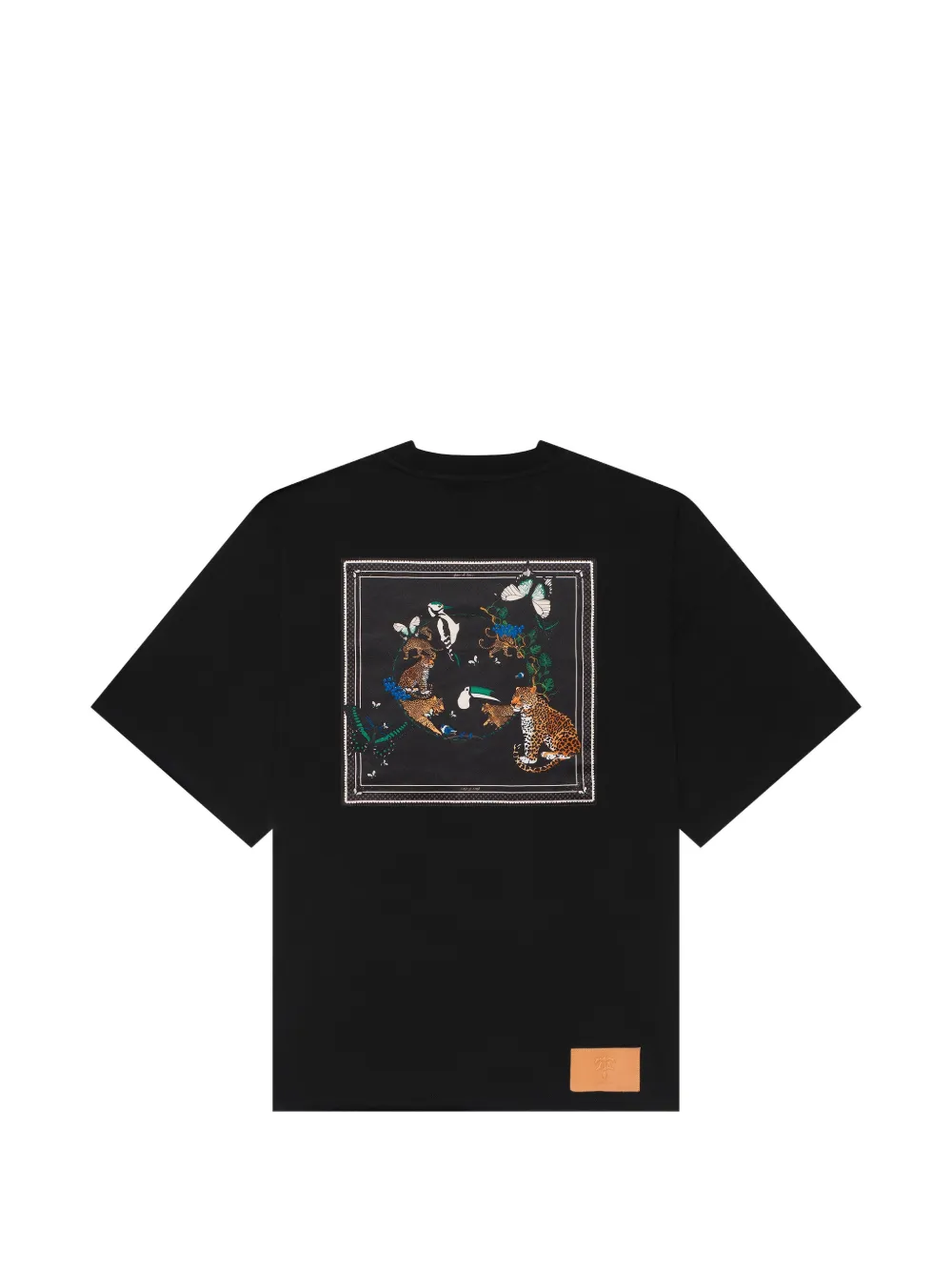 PLACE OF &Euml;LMS T-shirt met grafische print - Zwart