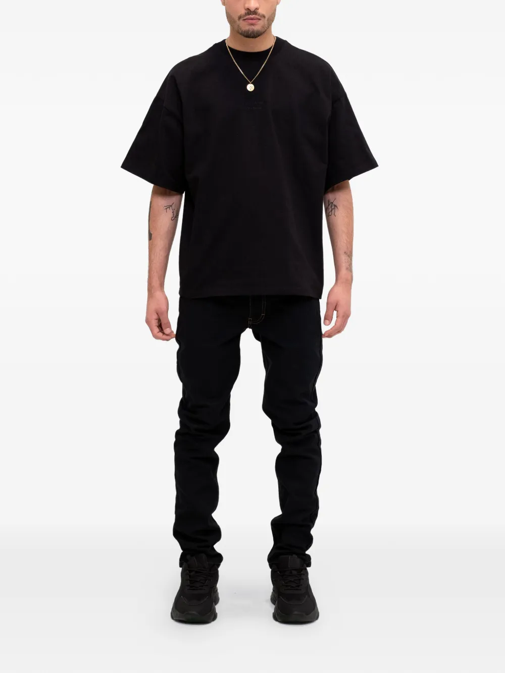 PLACE OF ËLMS T-shirt met grafische print Zwart