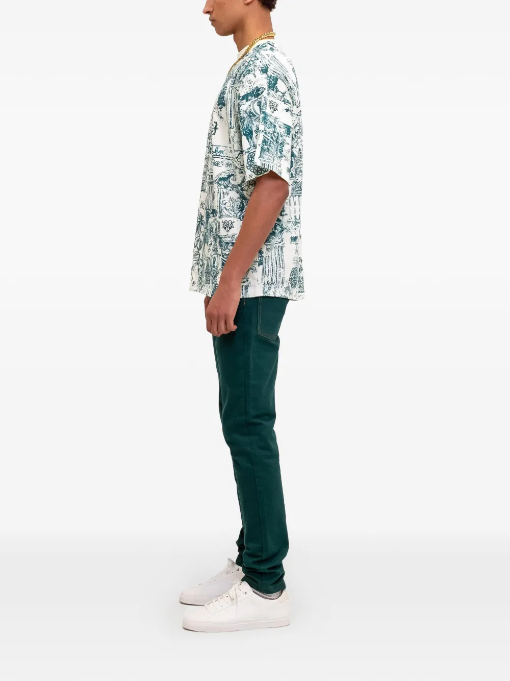  Place Of ëlms Printed T-shirt - White 
