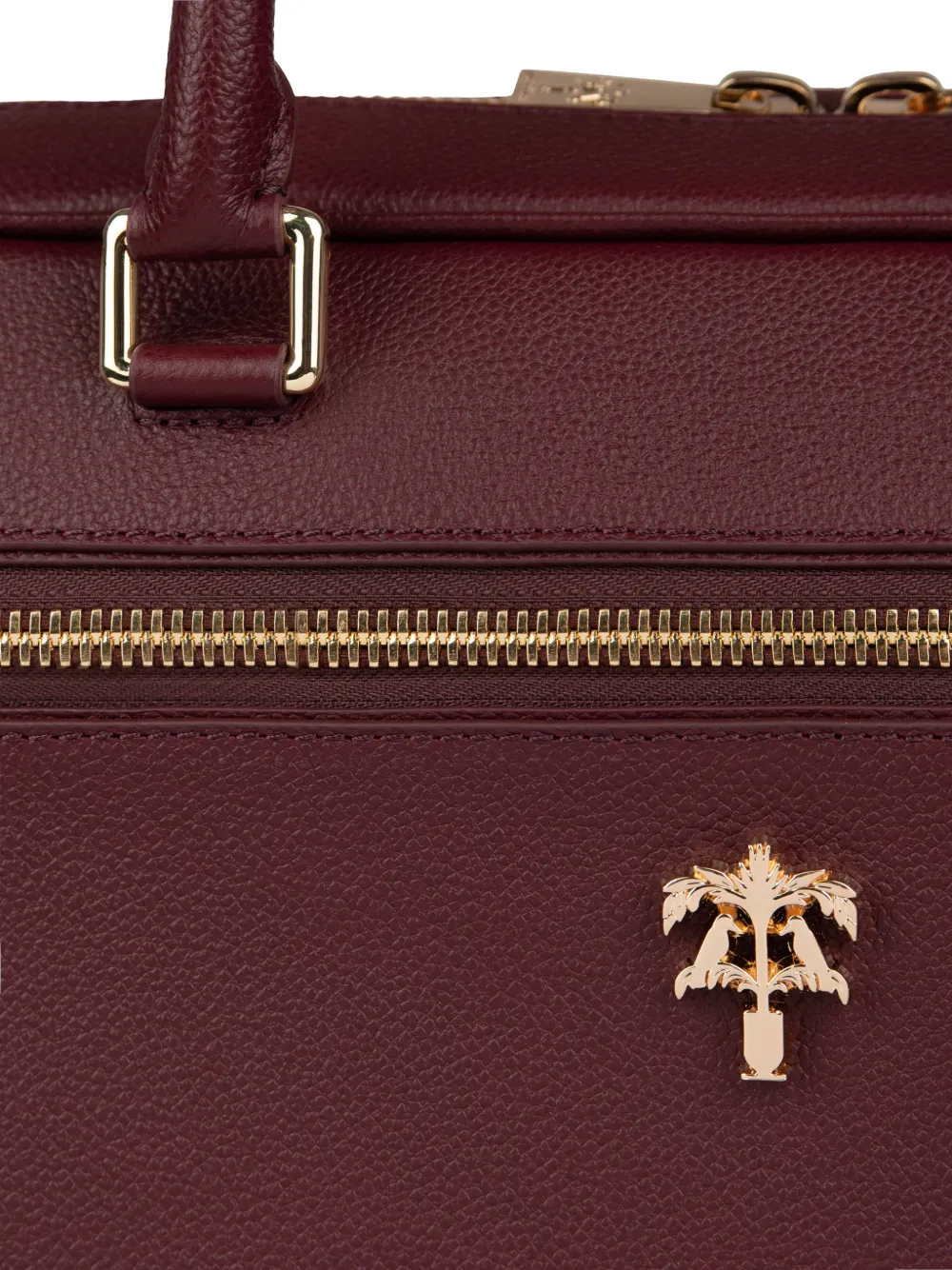  Place Of ëlms Crest Grained Leather Briefcase - Red 