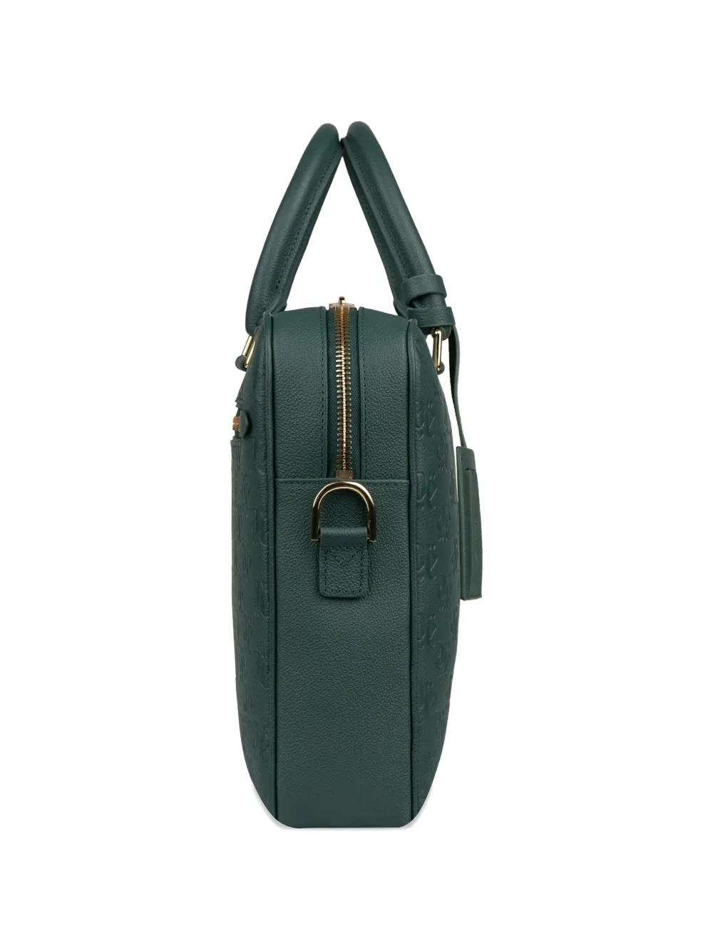  Place Of ëlms Monolink-debossed Leather Briefcase - Green 