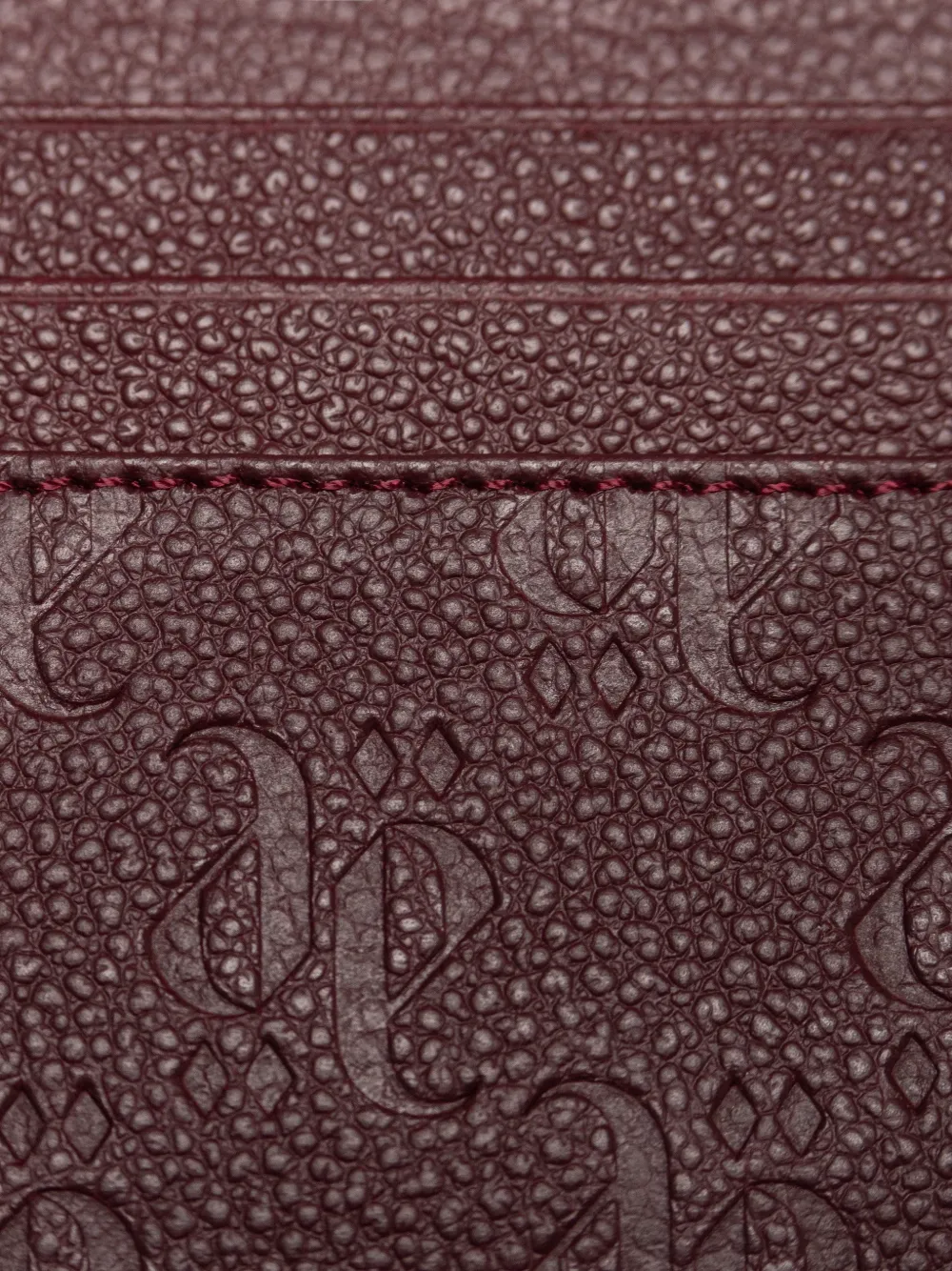  Place Of ëlms Grained Card Holder - Red 