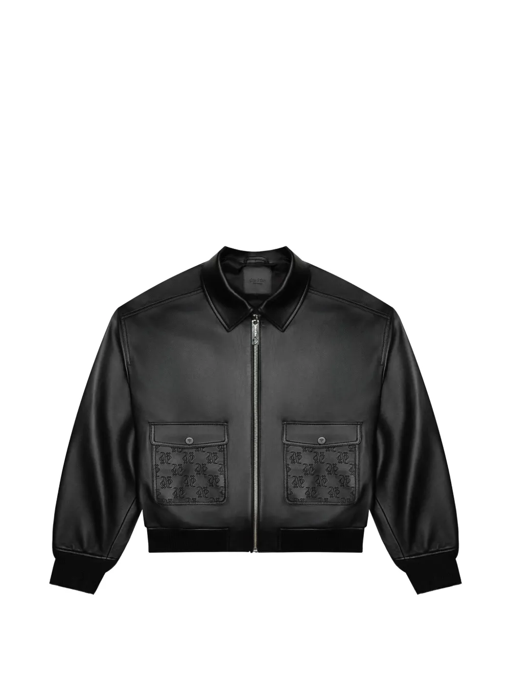 PLACE OF ËLMS Giacca in pelle - Nero