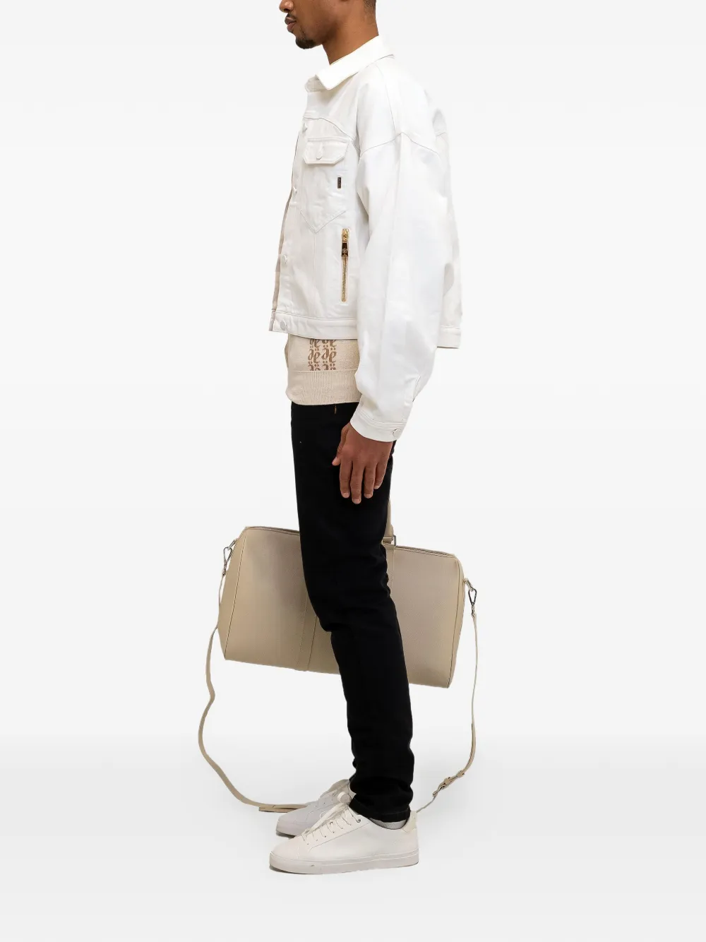  Place Of ëlms Long-sleeve Denim Jacket - White 
