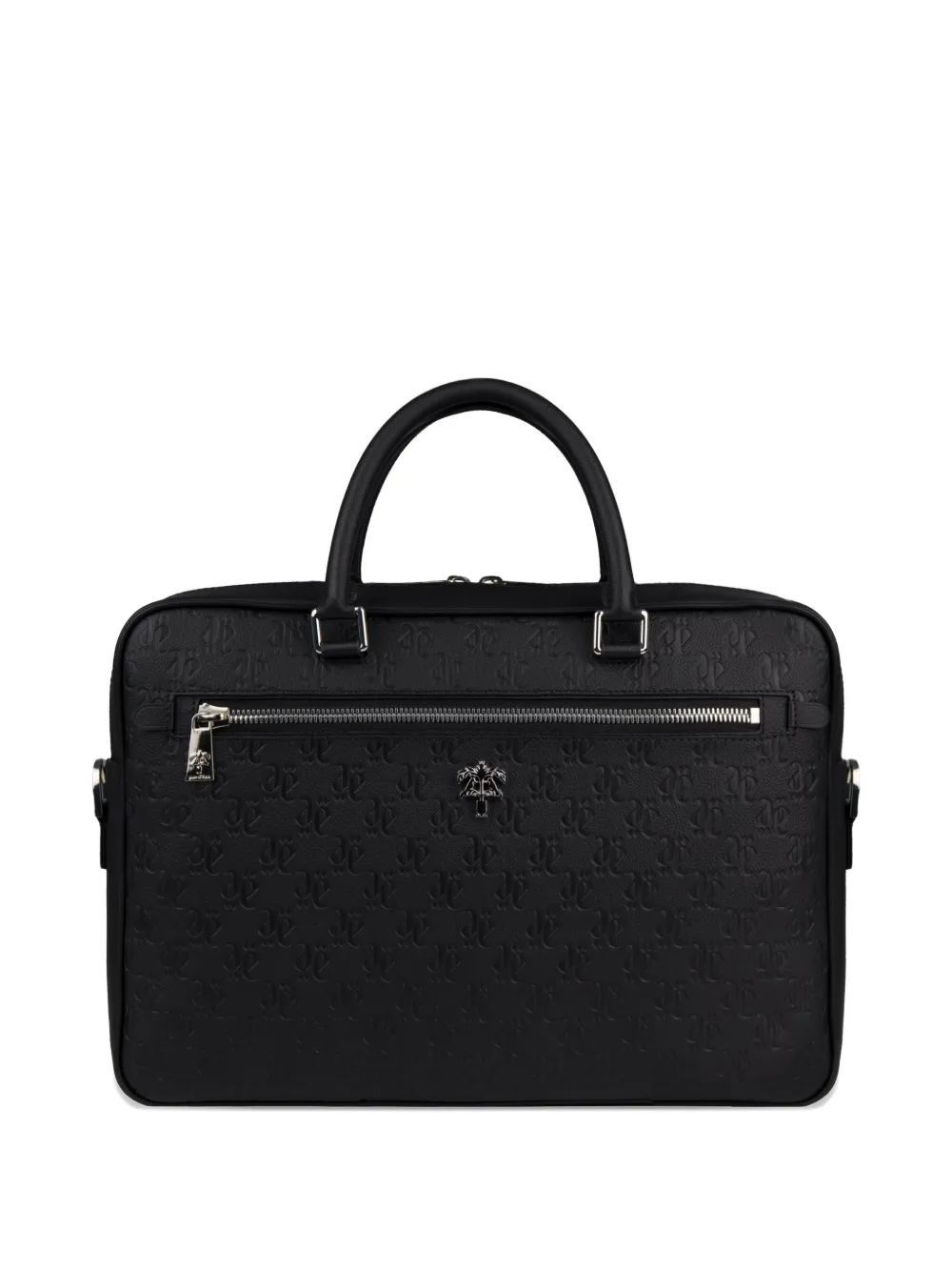 PLACE OF ËLMS Aktentasche mit Monolink-Prägung - Schwarz