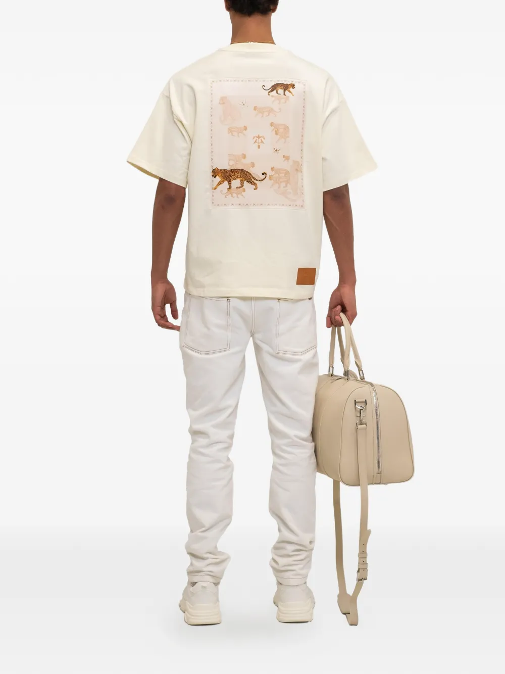  Place Of ëlms Jaguar Dreams T-shirt - Neutrals 