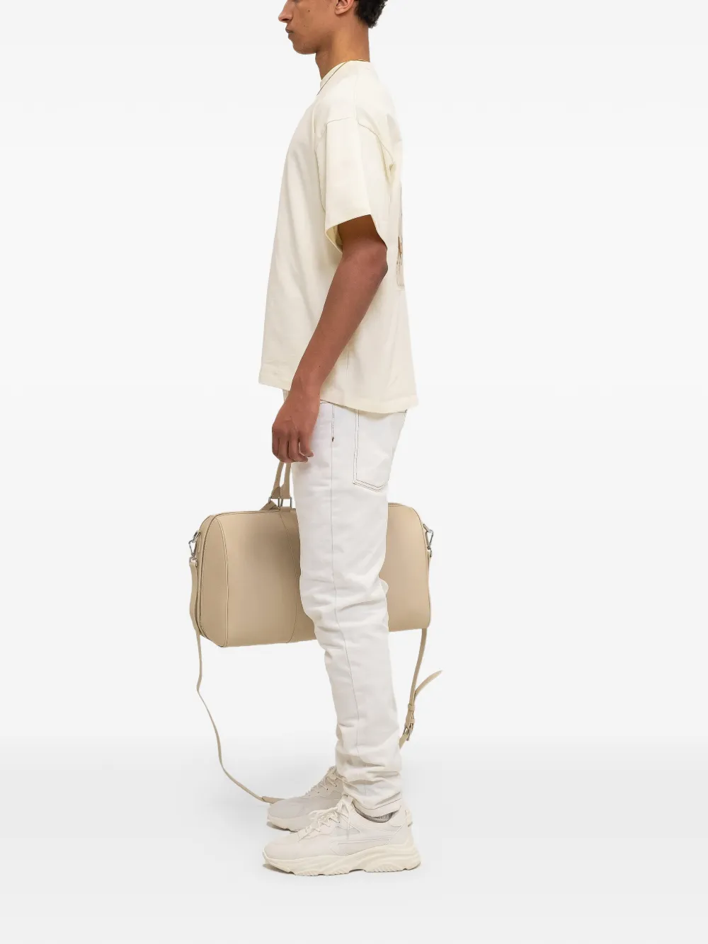 PLACE OF &Euml;LMS T-shirt met print - Beige