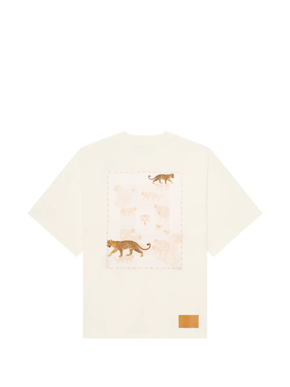 PLACE OF ËLMS T-shirt met print Beige