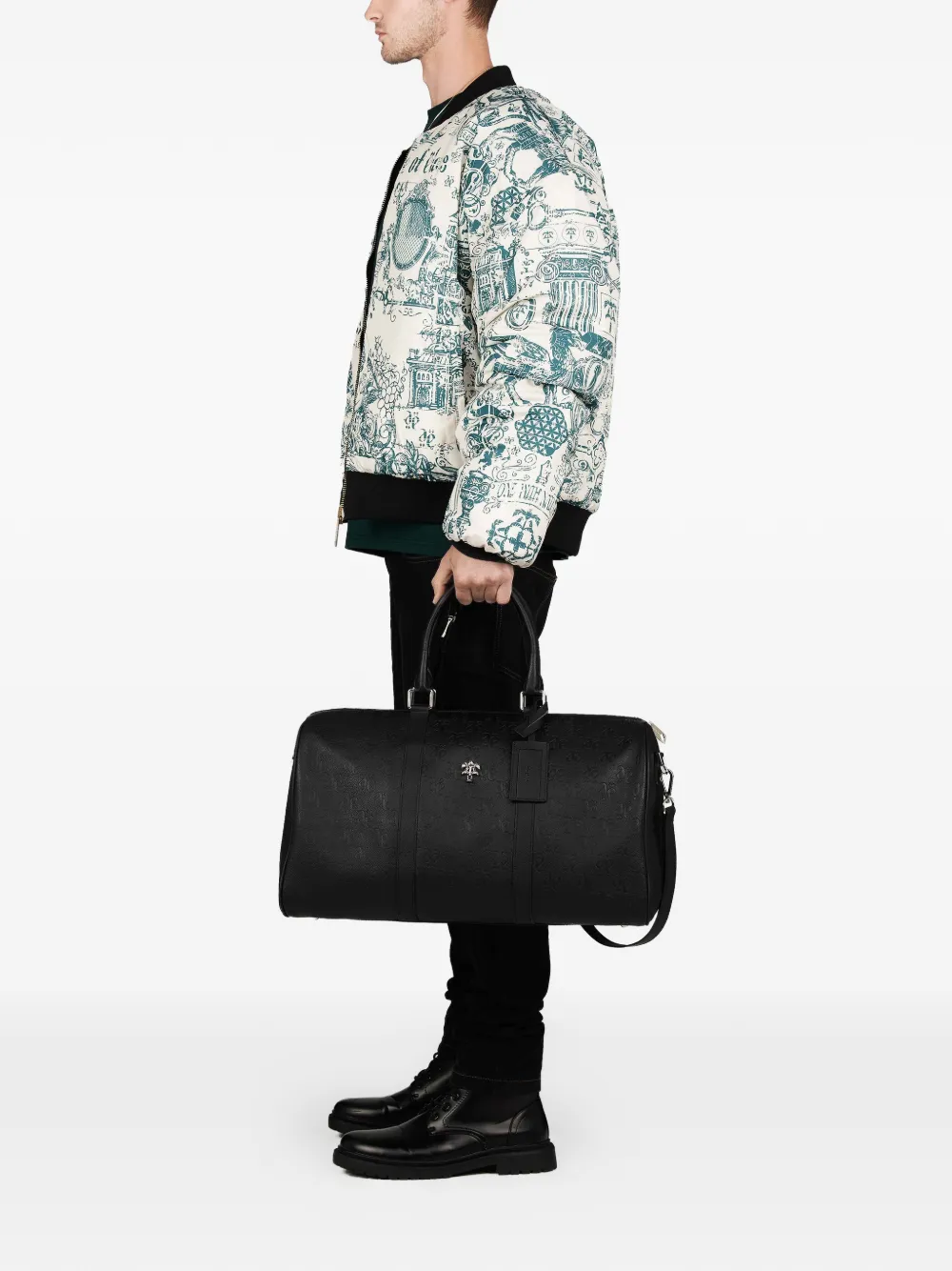  Place Of ëlms Reversible Padded Bomber Jacket - Black 