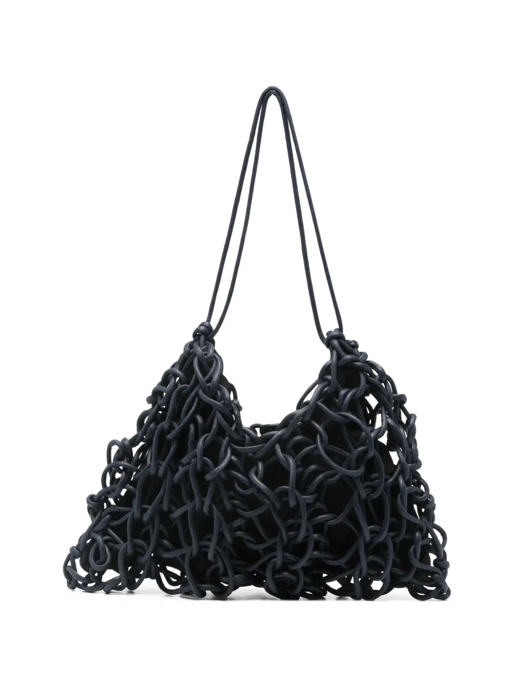 Alienina Knotted Shoulder Bag In Black