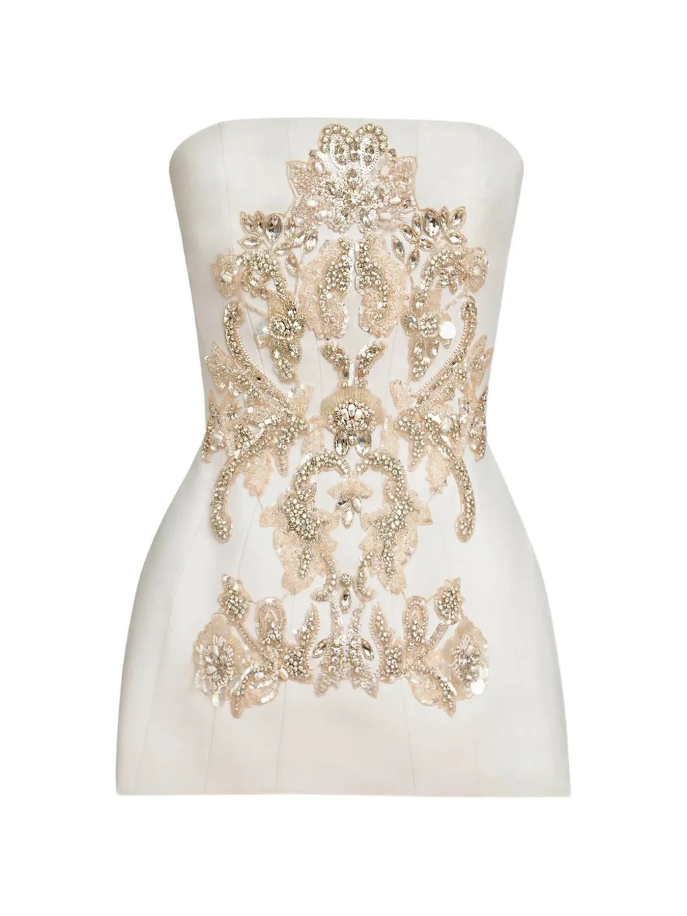 Zuhair Murad Cady embellished hip-length top - Toni neutri