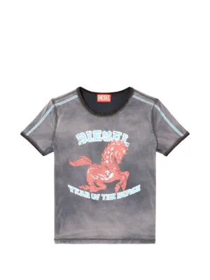 Diesel T-Uncuties-lLong-S5 Tシャツ | グレー | FARFETCH JP