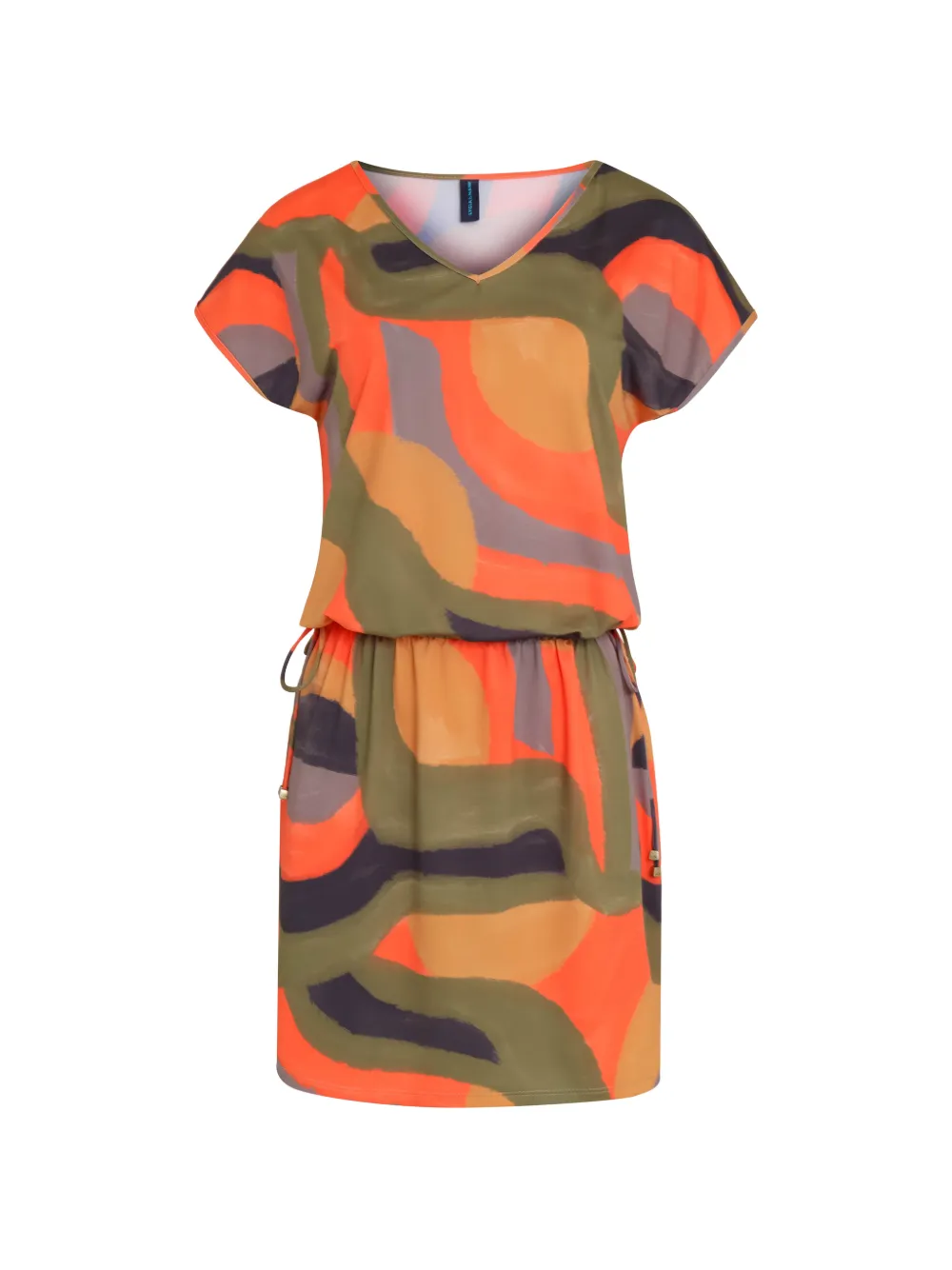 Lygia & Nanny Krishna abstract print dress | Orange | Image 1