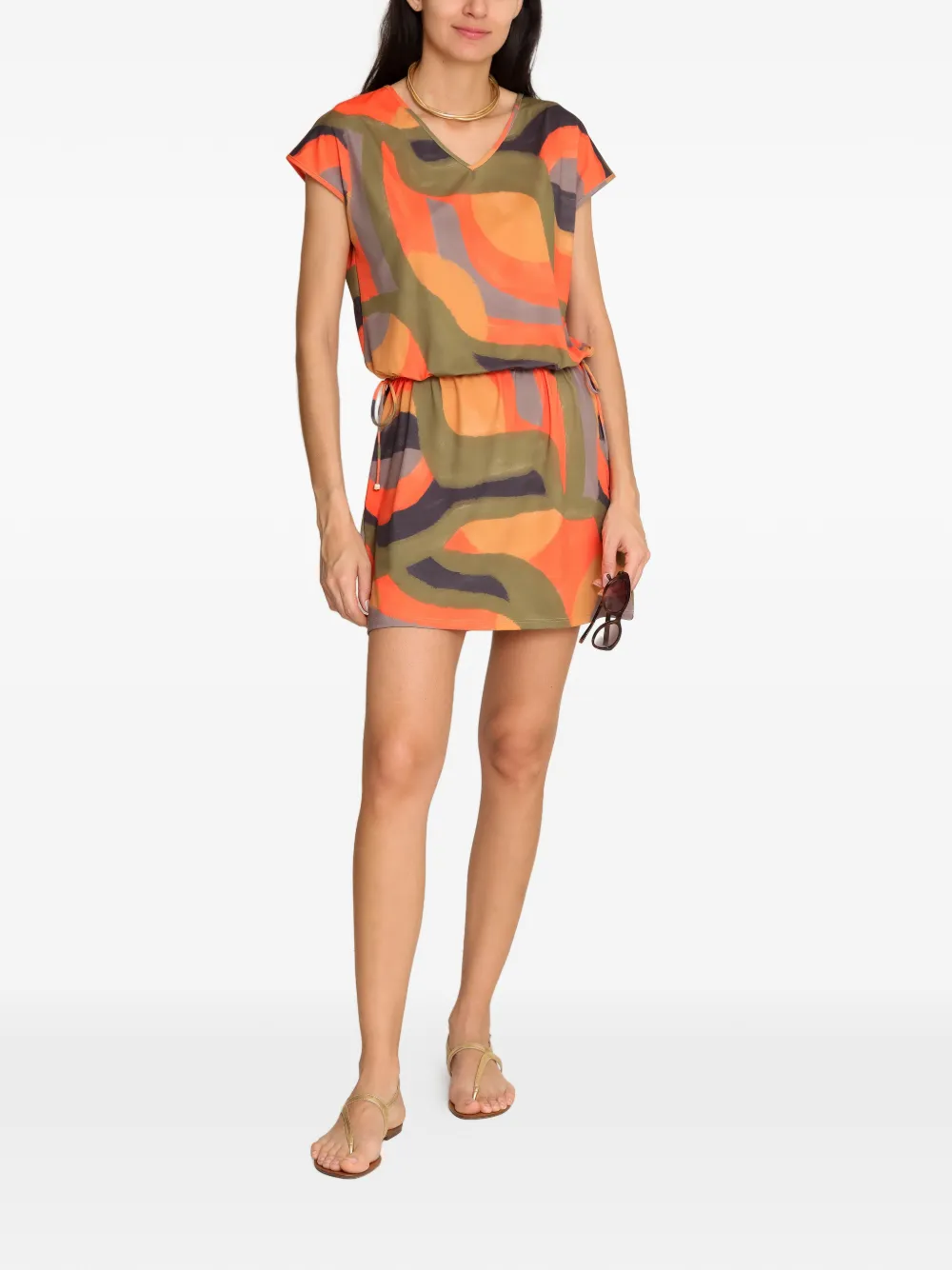 Lygia & Nanny Krishna abstract print dress | Day Dresses | Image 2