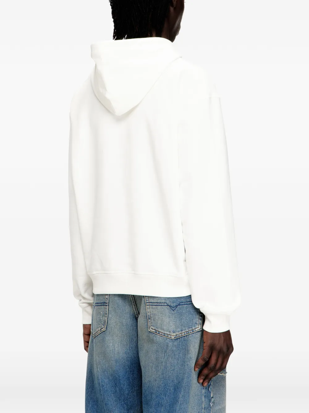Diesel Sv-S-Norm-Hood-Cher sweater Wit