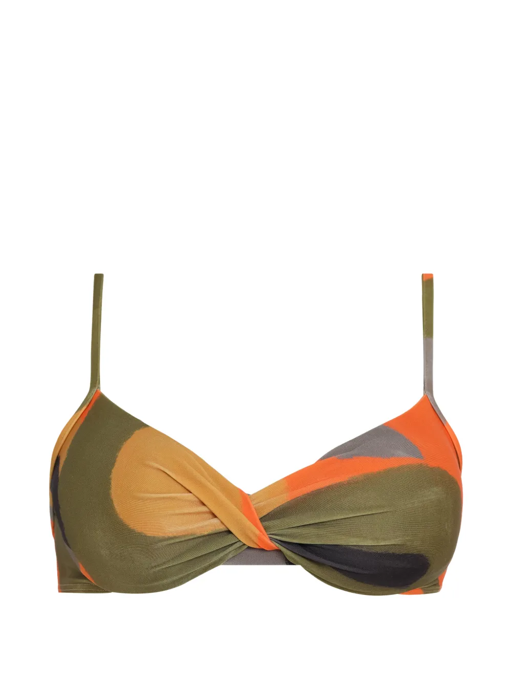 Lygia & Nanny Costume da bagno con design attorcigliato - Arancione