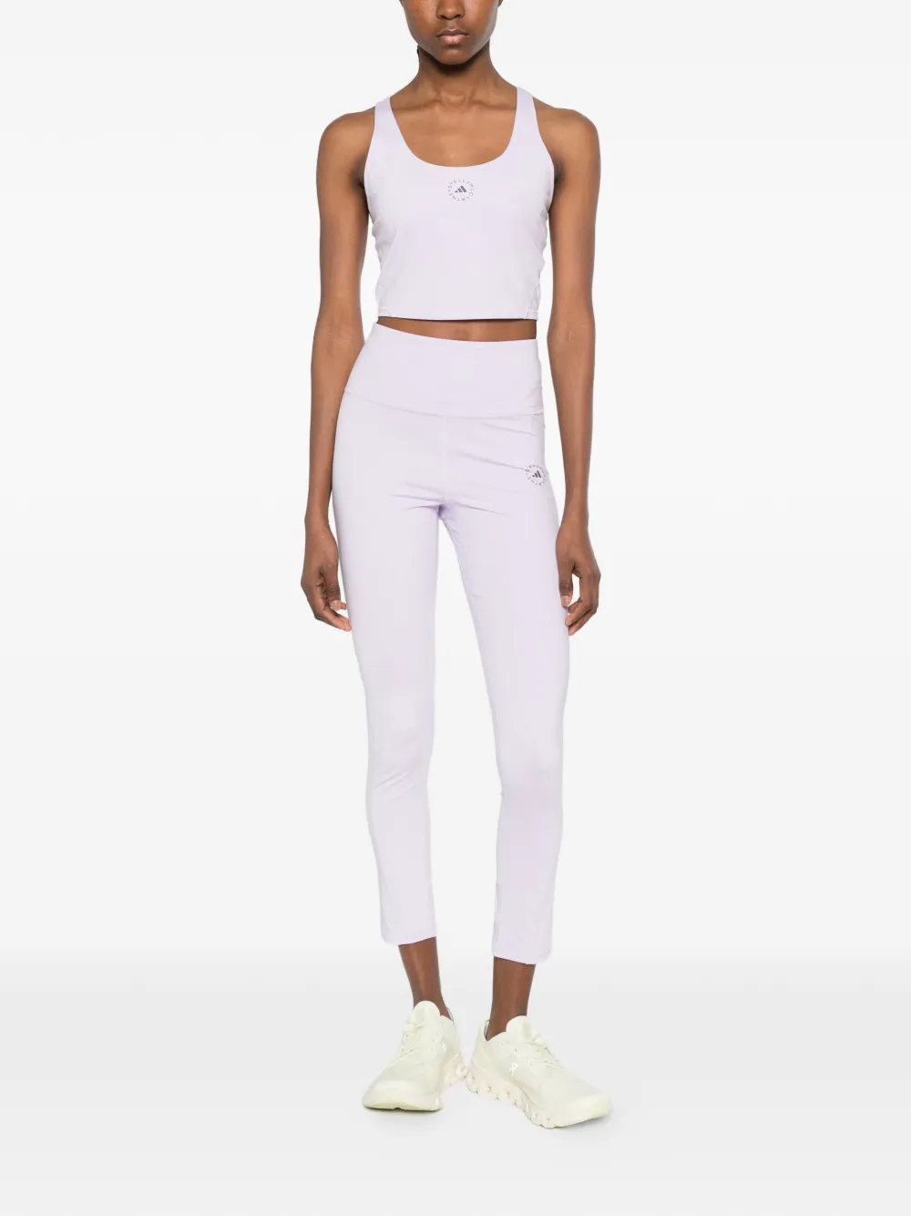  Adidas By Stella Mccartney Logo Performance Top - Purple 