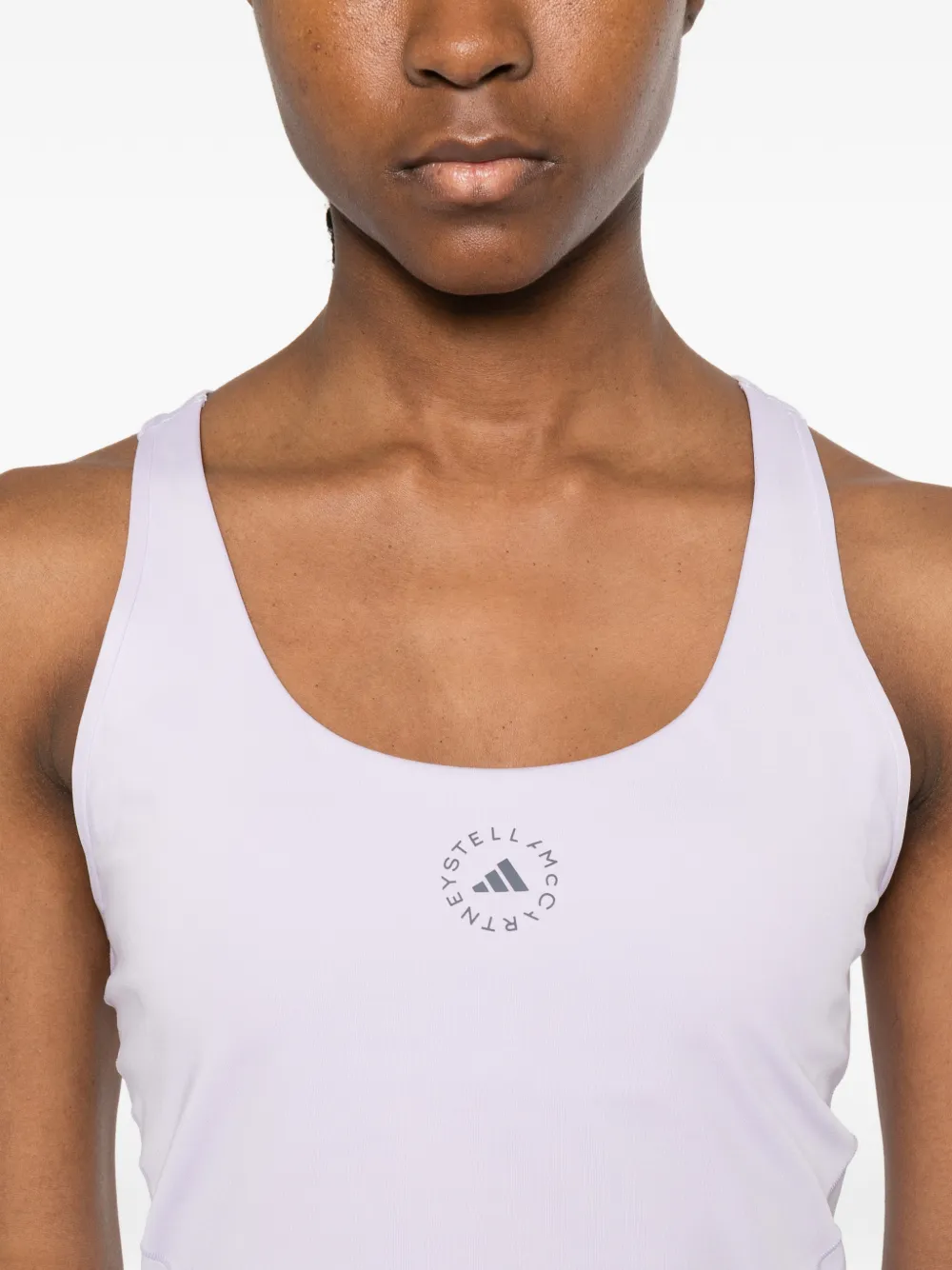 adidas by Stella McCartney Trainingstop met logo Paars