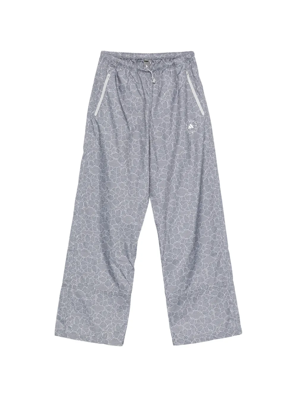 adidas by Stella McCartney floral print trousers - Grigio