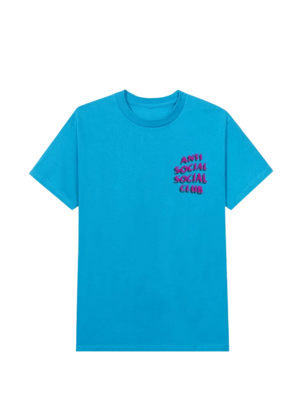 Anti Social Social Club T-shirt Toned Down girocollo - Blu
