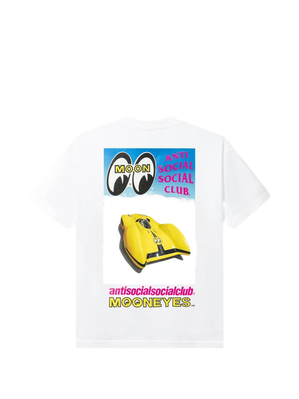 Anti Social Social Club x Mooneyes Flats Photo printed T-shirt - Wit