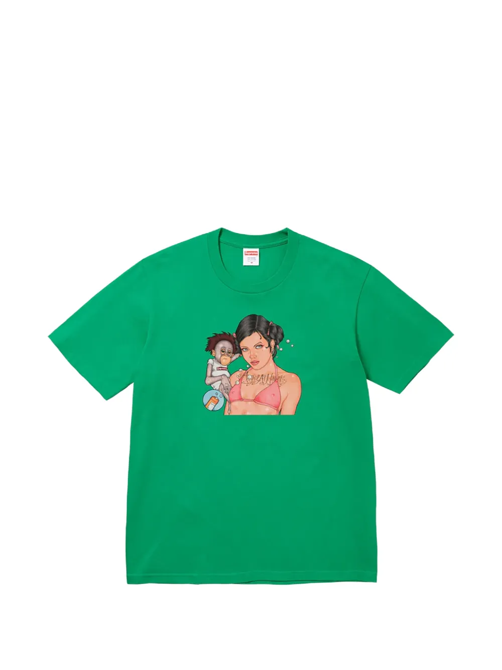 Supreme T-shirt Angel girocollo - Verde