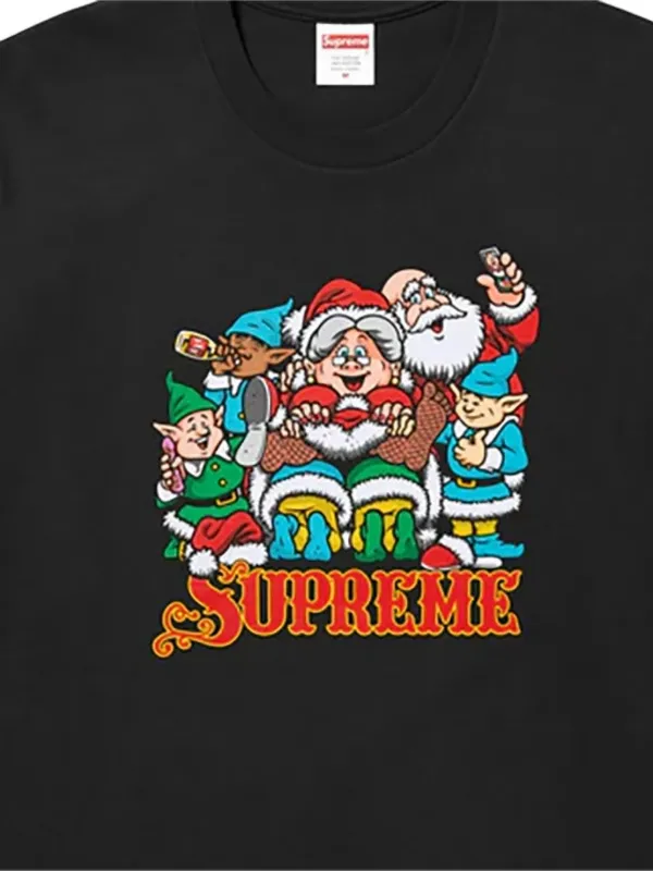 Supreme x Sean Cliver Naughty Printed T-shirt | Black | FARFETCH