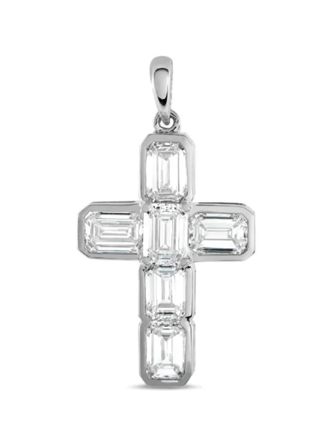 LB Exclusive diamond cross pendant