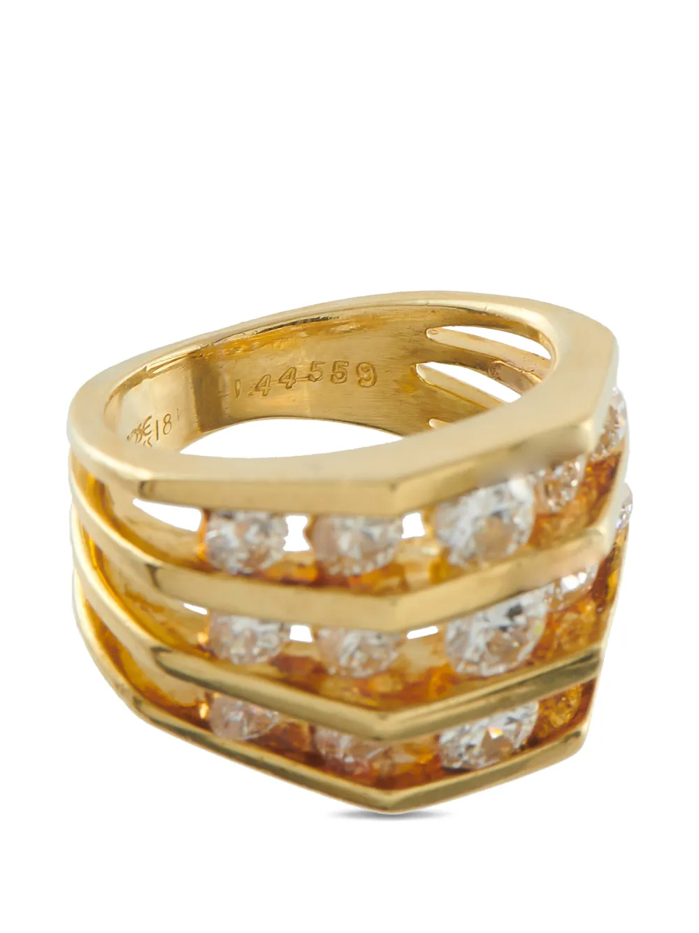 Jose Hess layered diamond ring - Oro