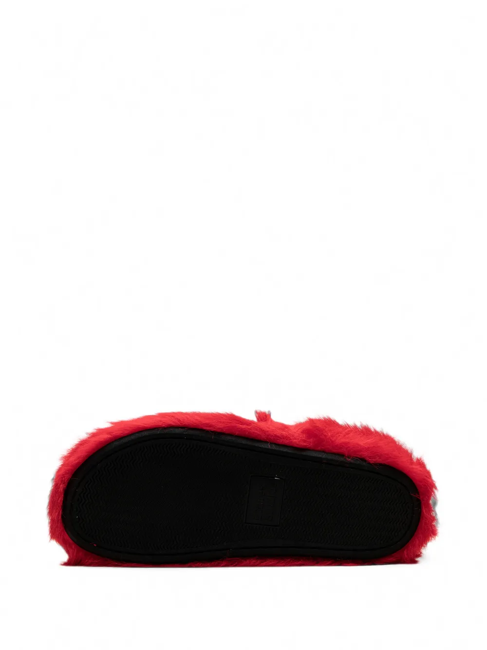 Bravest Studios Bear Claw faux-fur mules Rood